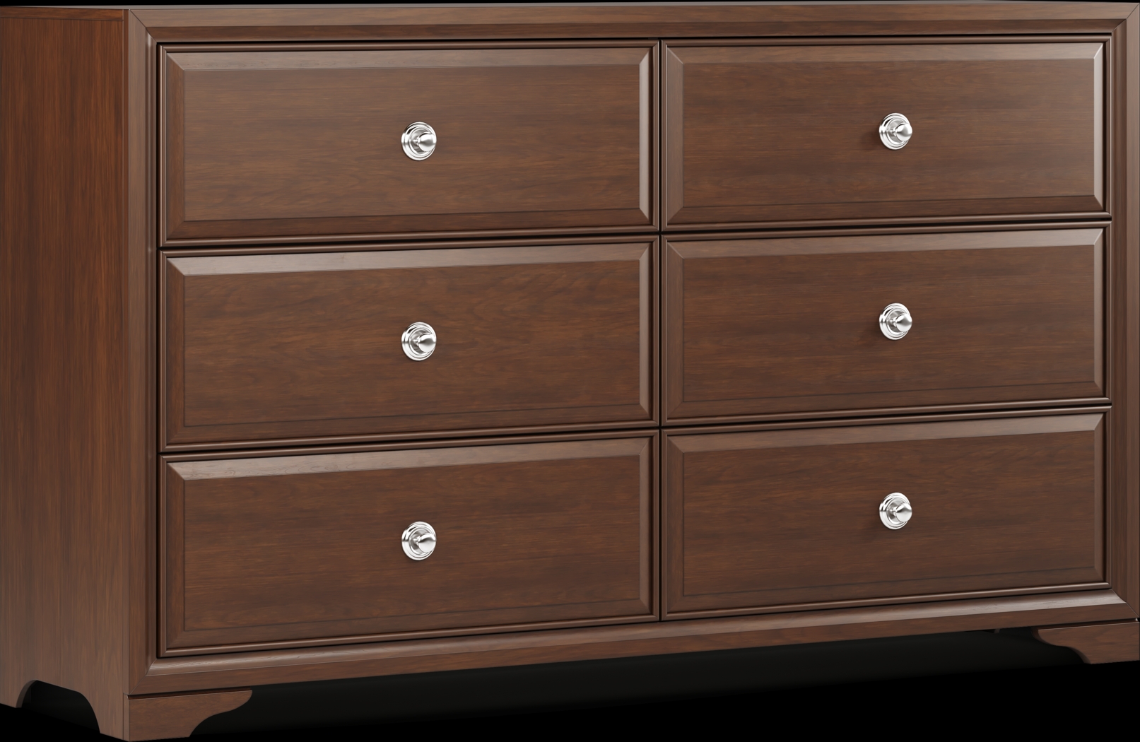 Belcourt Cherry 5 Pc Queen Slat Bedroom - Thumbnail - Image 4