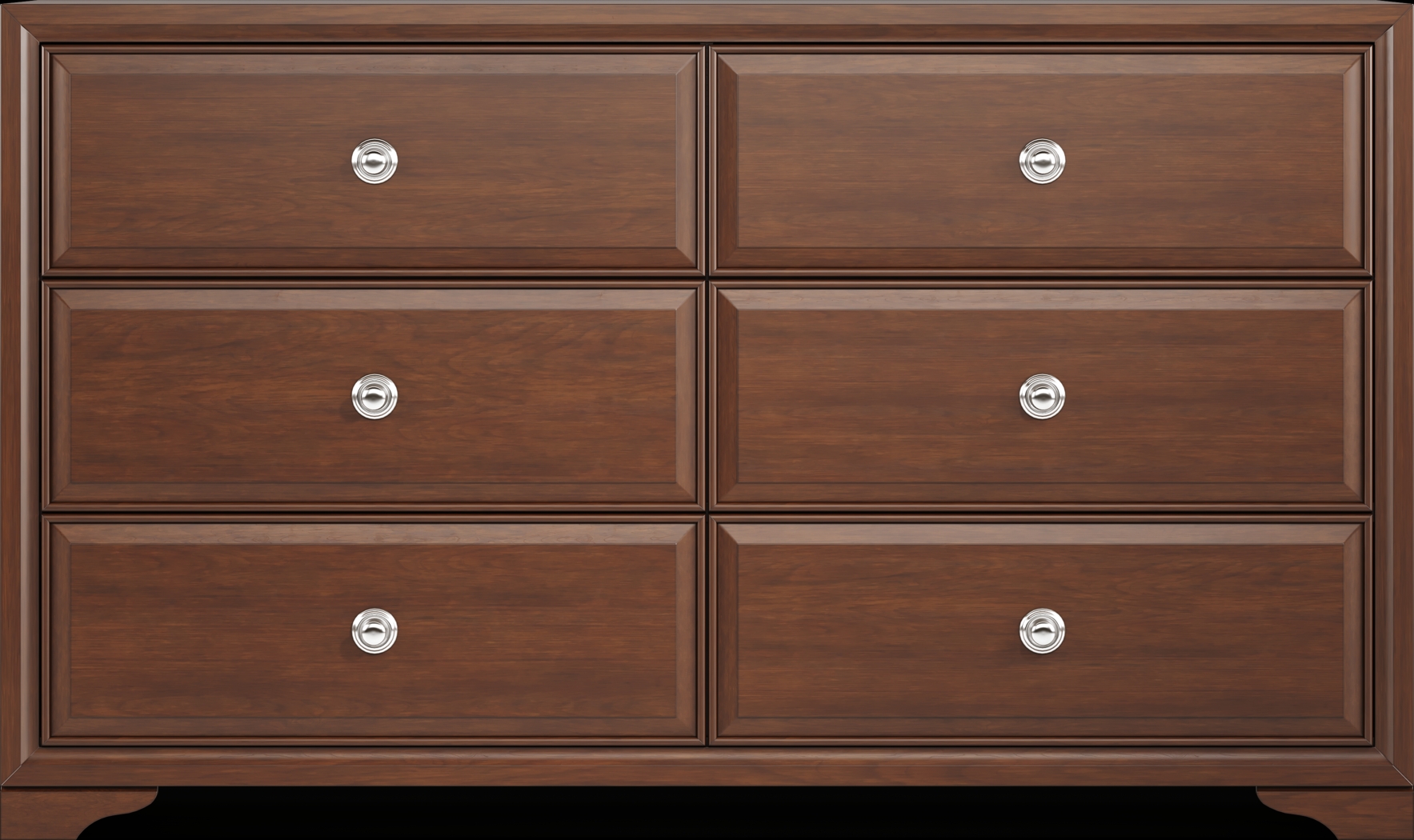 Belcourt Brown Cherry Finish Dresser - Thumbnail - Image 1