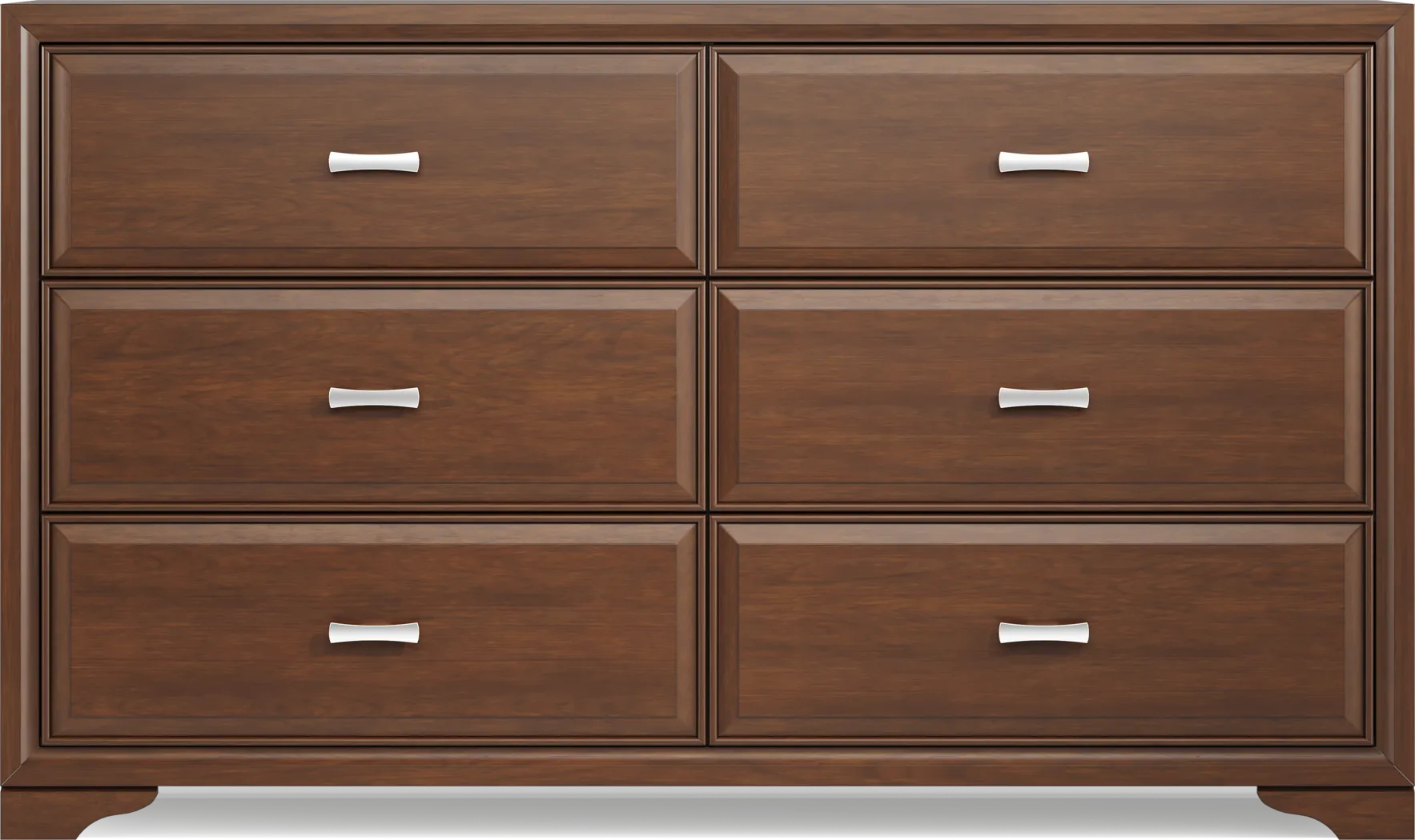 Belcourt Brown Cherry Finish 5 Pc King Lattice Bedroom - Thumbnail - Image 7