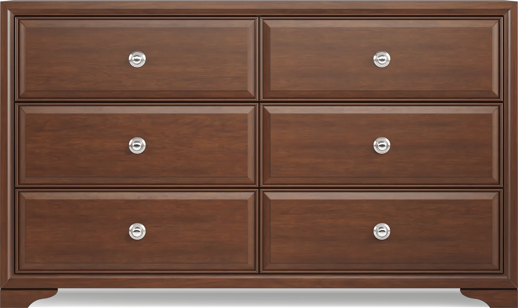 Belcourt Brown Cherry Finish Dresser - Thumbnail - Image 1
