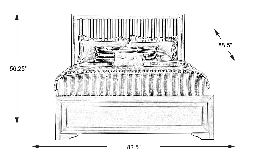 Dimension Image. Please refer to the Dimension Tab on this page for dimension details.