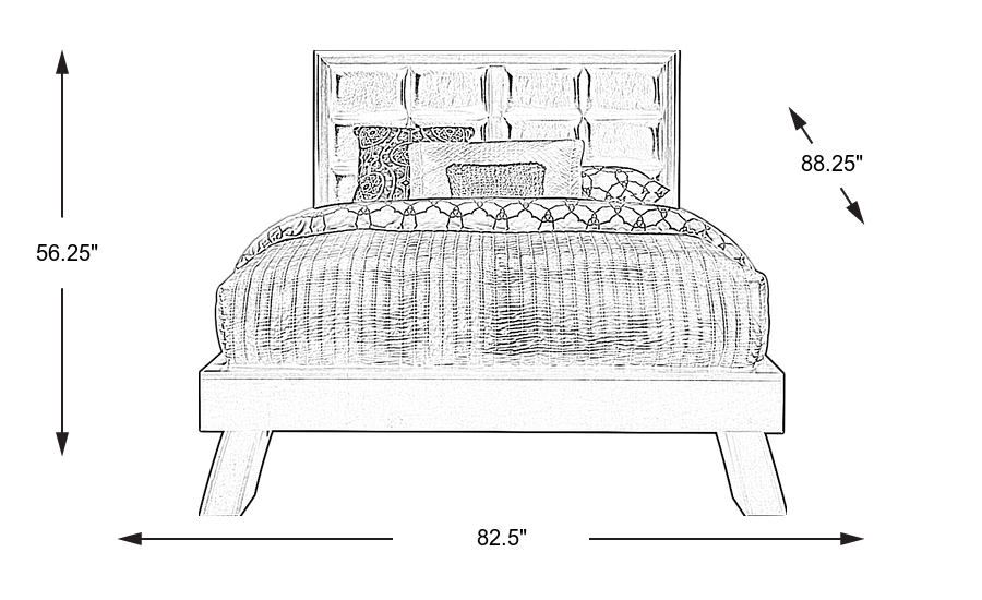 Dimension Image. Please refer to the Dimension Tab on this page for dimension details.