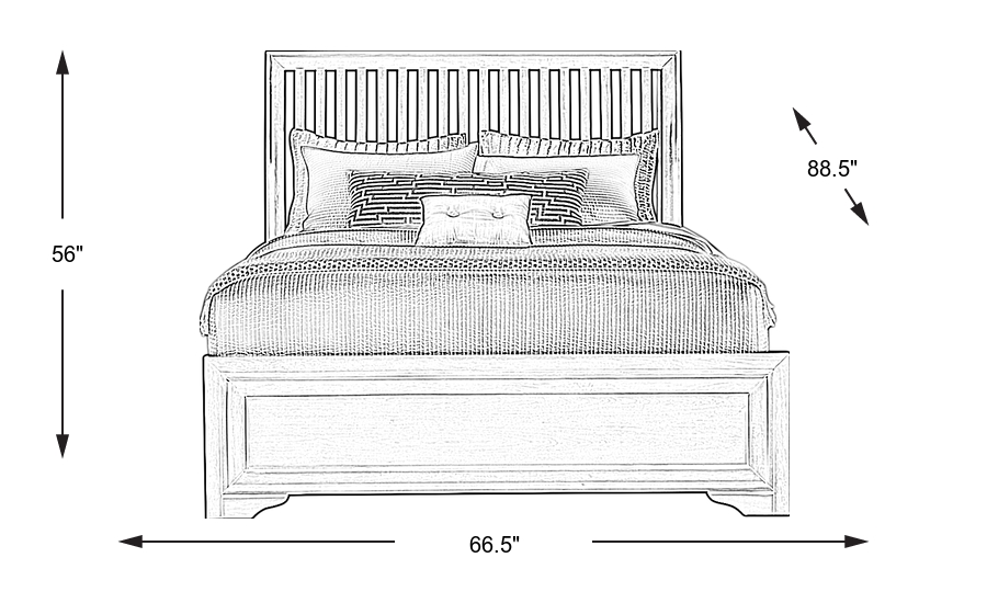 Dimension Image. Please refer to the Dimension Tab on this page for dimension details.