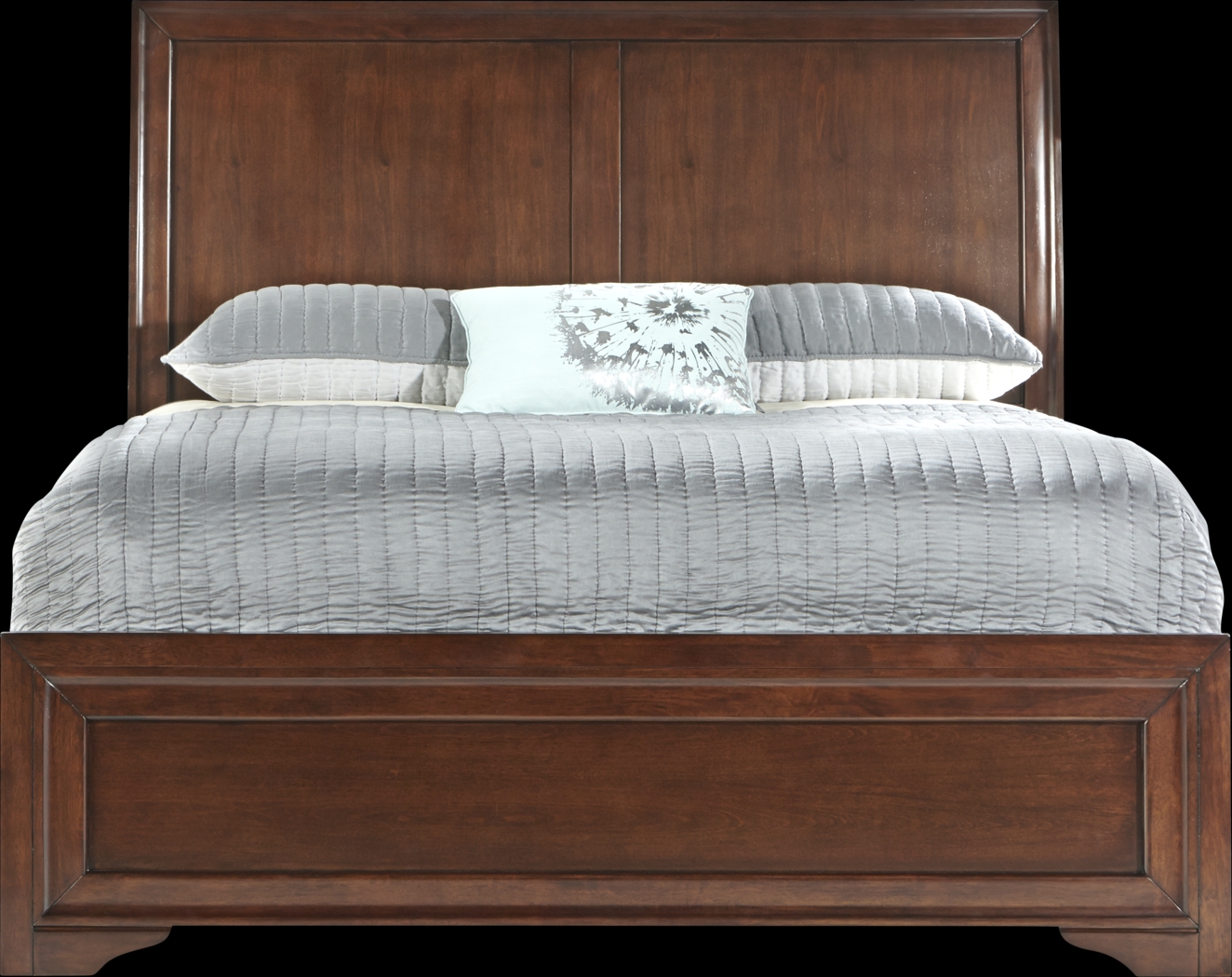 Belcourt Cherry 5 Pc Queen Sleigh Bedroom - Thumbnail - Image 2