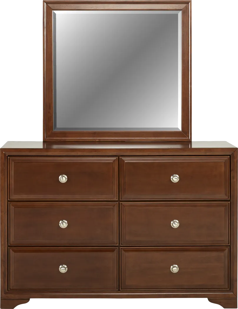 Belcourt Jr. Cherry Dresser & Mirror Set - Thumbnail - Image 1