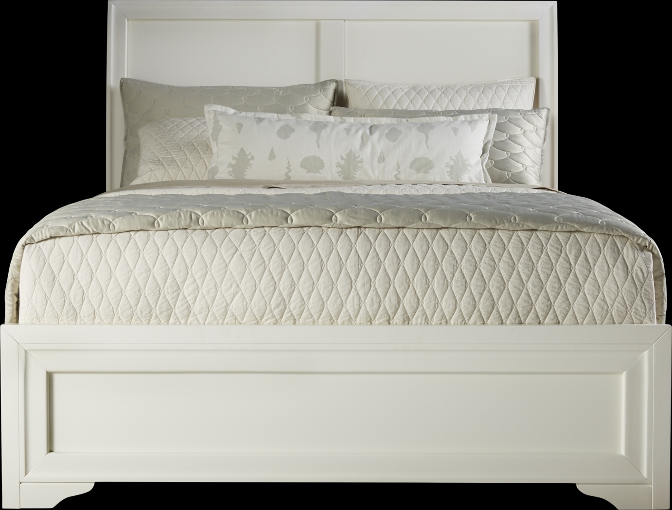 Belcourt White 5 Pc King Sleigh Bedroom - Thumbnail - Image 3
