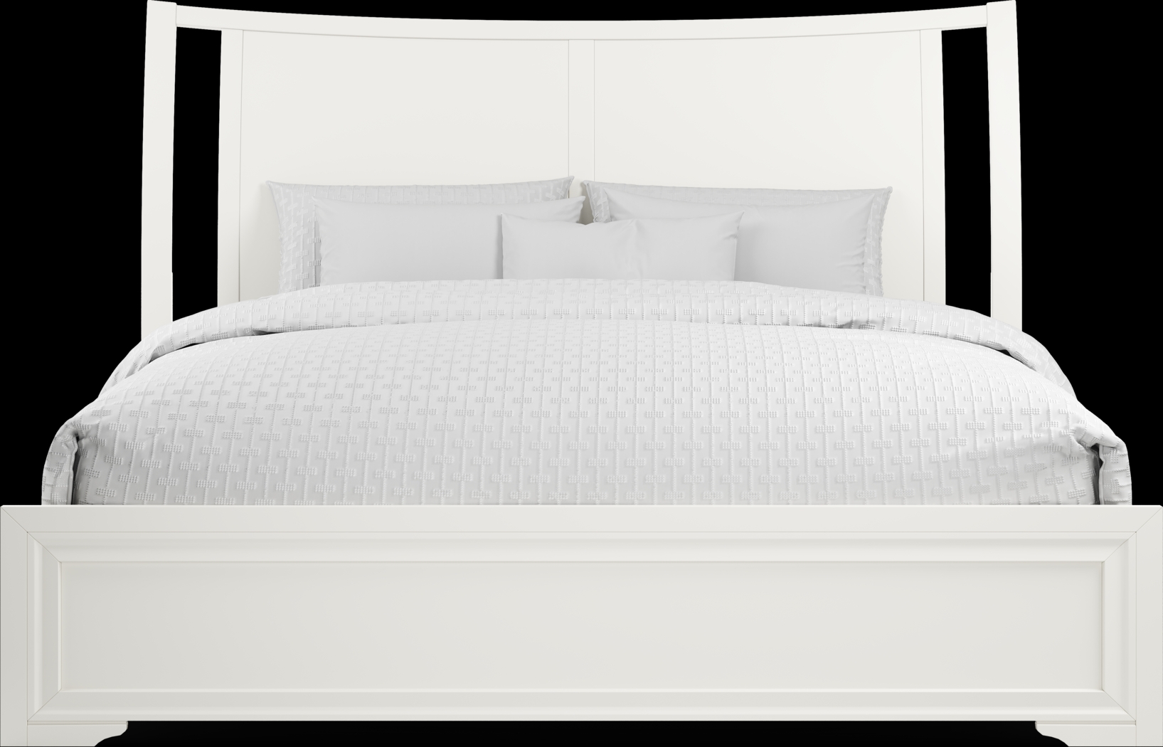 Belcourt White 7 Pc King Sleigh Bedroom - Thumbnail - Image 3