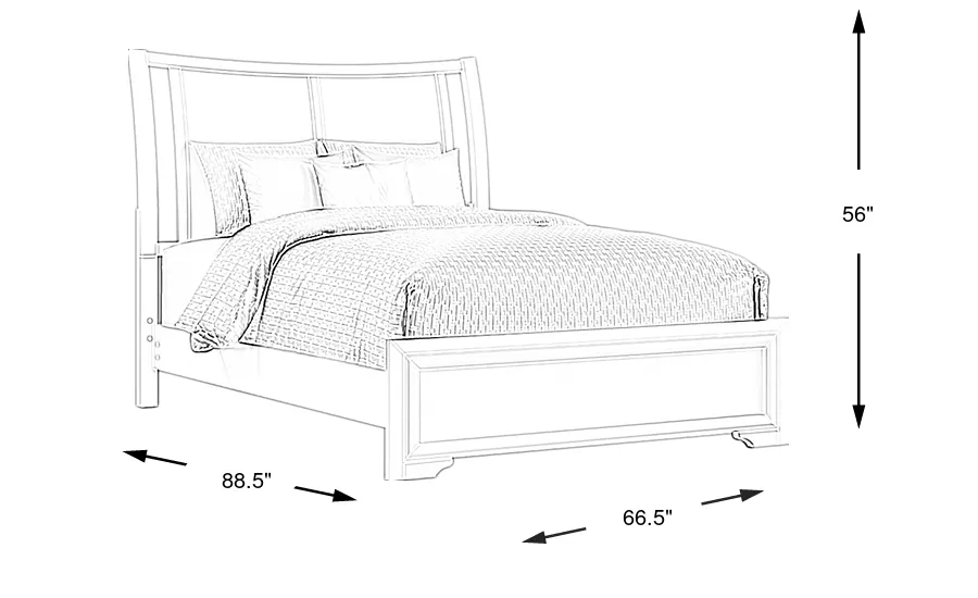 Dimension Image. Please refer to the Dimension Tab on this page for dimension details.