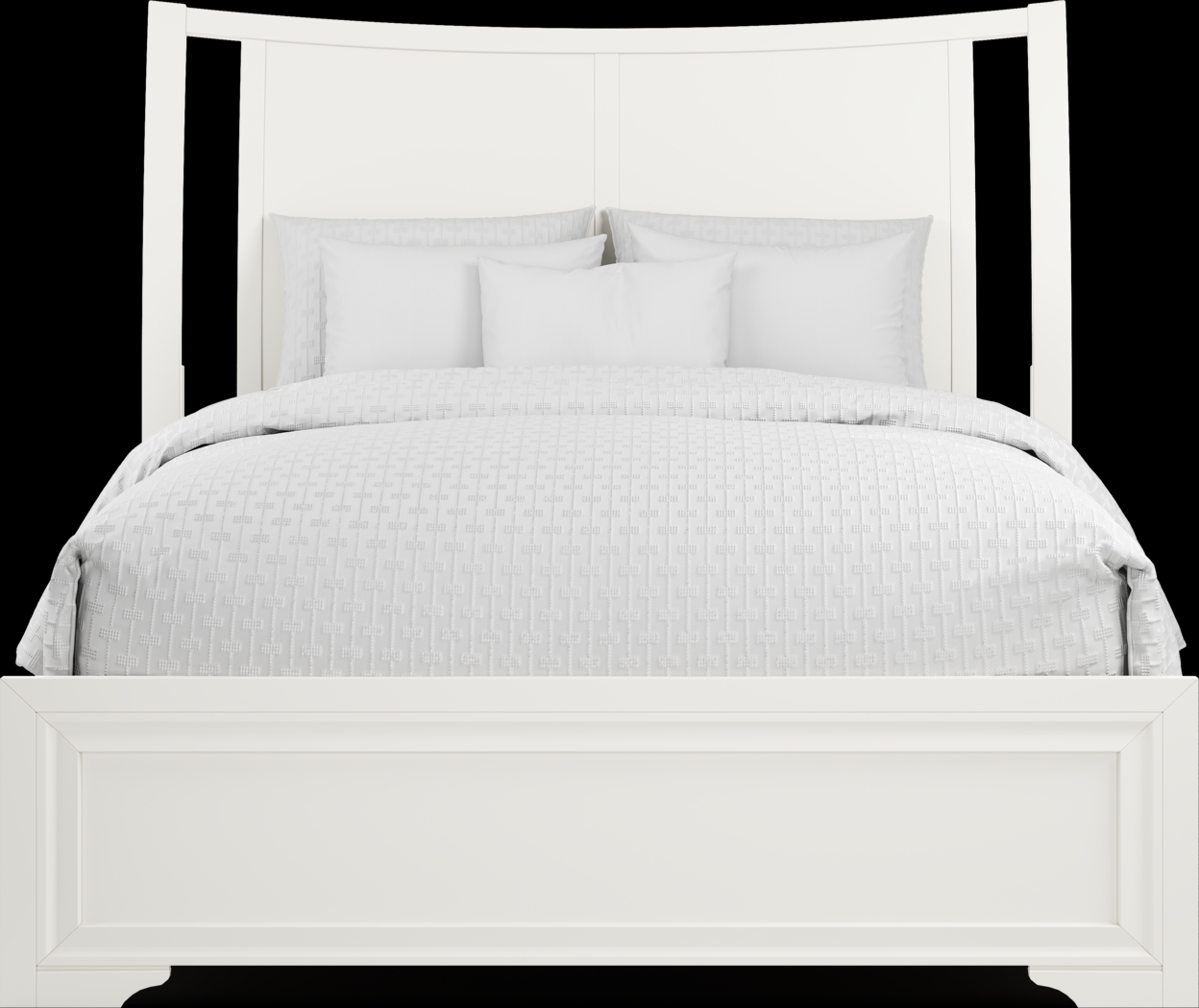 Belcourt White 5 Pc Queen Sleigh Bedroom - Thumbnail - Image 3