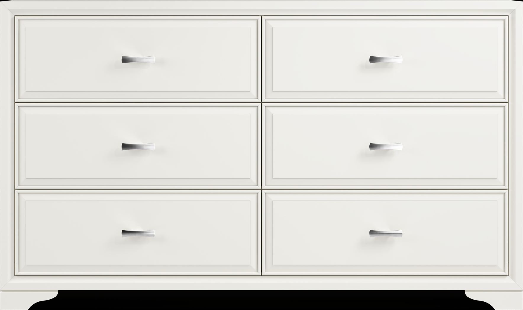 Belcourt White 5 Pc Queen Slat Bedroom - Thumbnail - Image 4