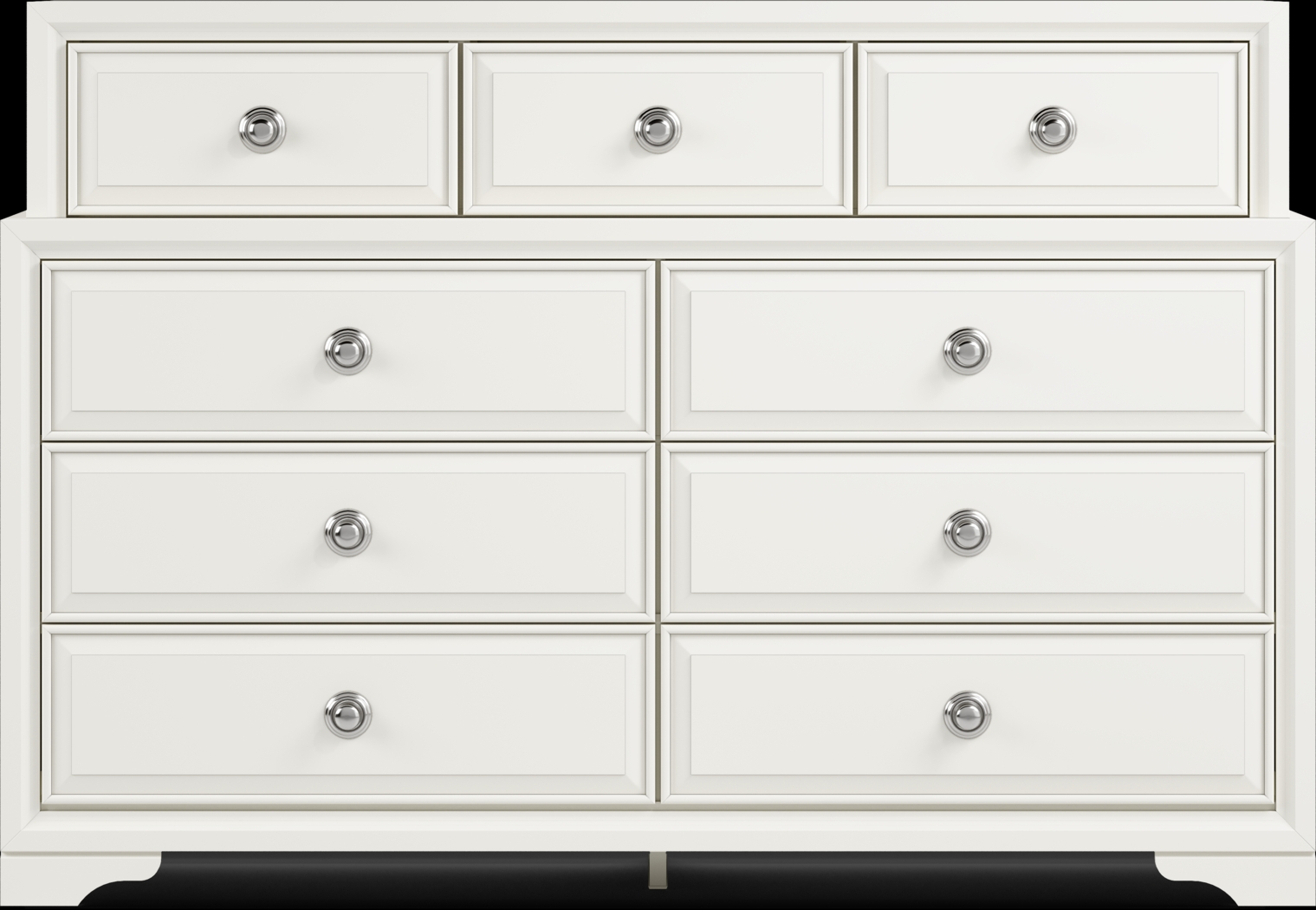 Belcourt White Gallery Dresser - Thumbnail - Image 1