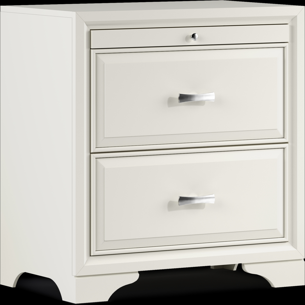 Belcourt White Nightstand - Thumbnail - Image 4
