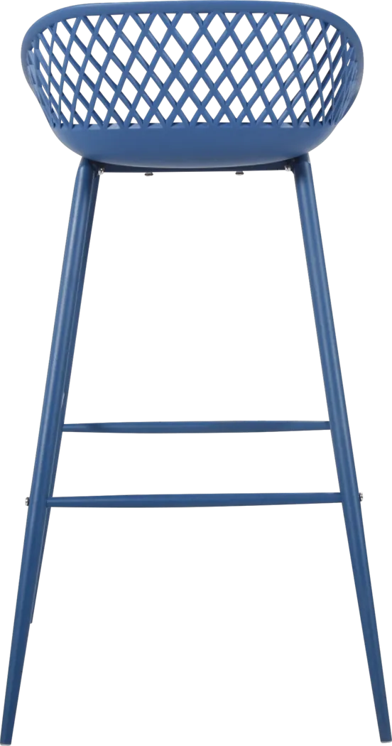 Belcross Blue Outdoor Barstool - Thumbnail - Image 5