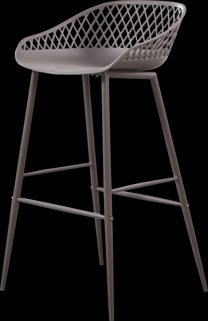 Belcross Gray Outdoor Barstool - Thumbnail - Image 2