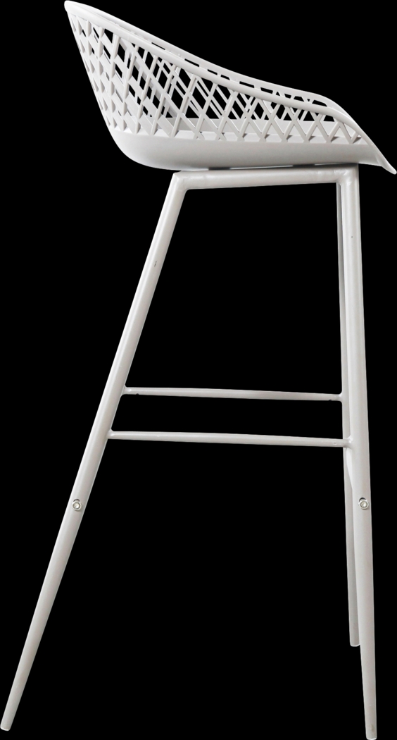 Belcross White Outdoor Barstool, Set of 2 - Thumbnail - Image 4