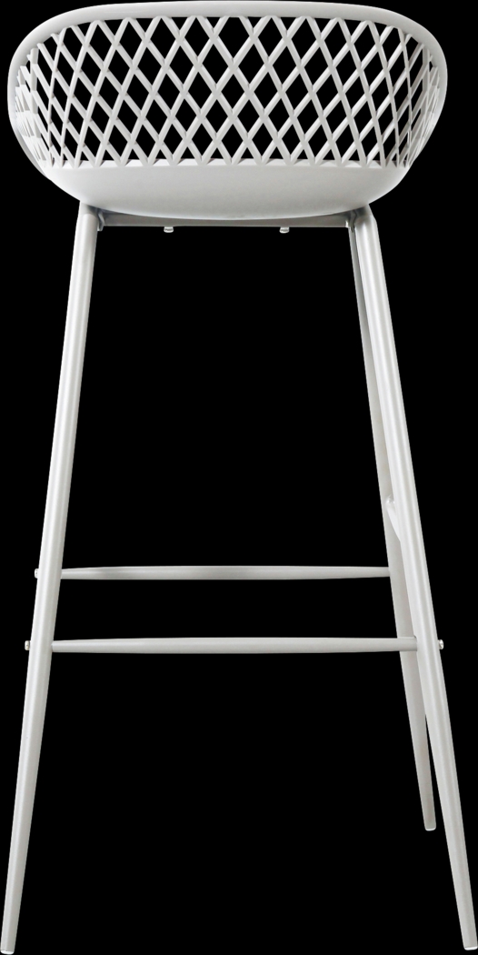 Belcross White Outdoor Barstool, Set of 2 - Thumbnail - Image 5