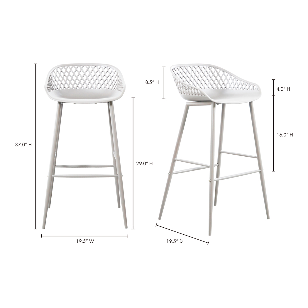 Belcross White Outdoor Barstool, Set of 2 - Thumbnail - Image 7