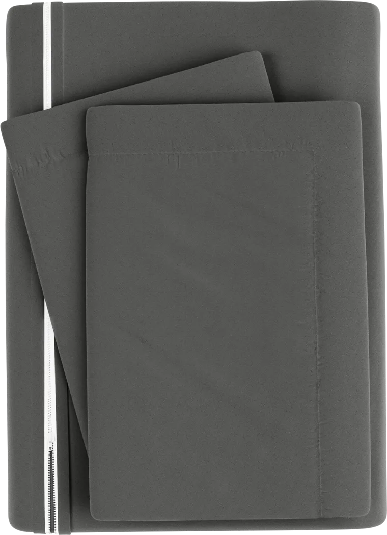 Belden Landing I Gray 3 Pc King Duvet Set - Thumbnail - Image 3