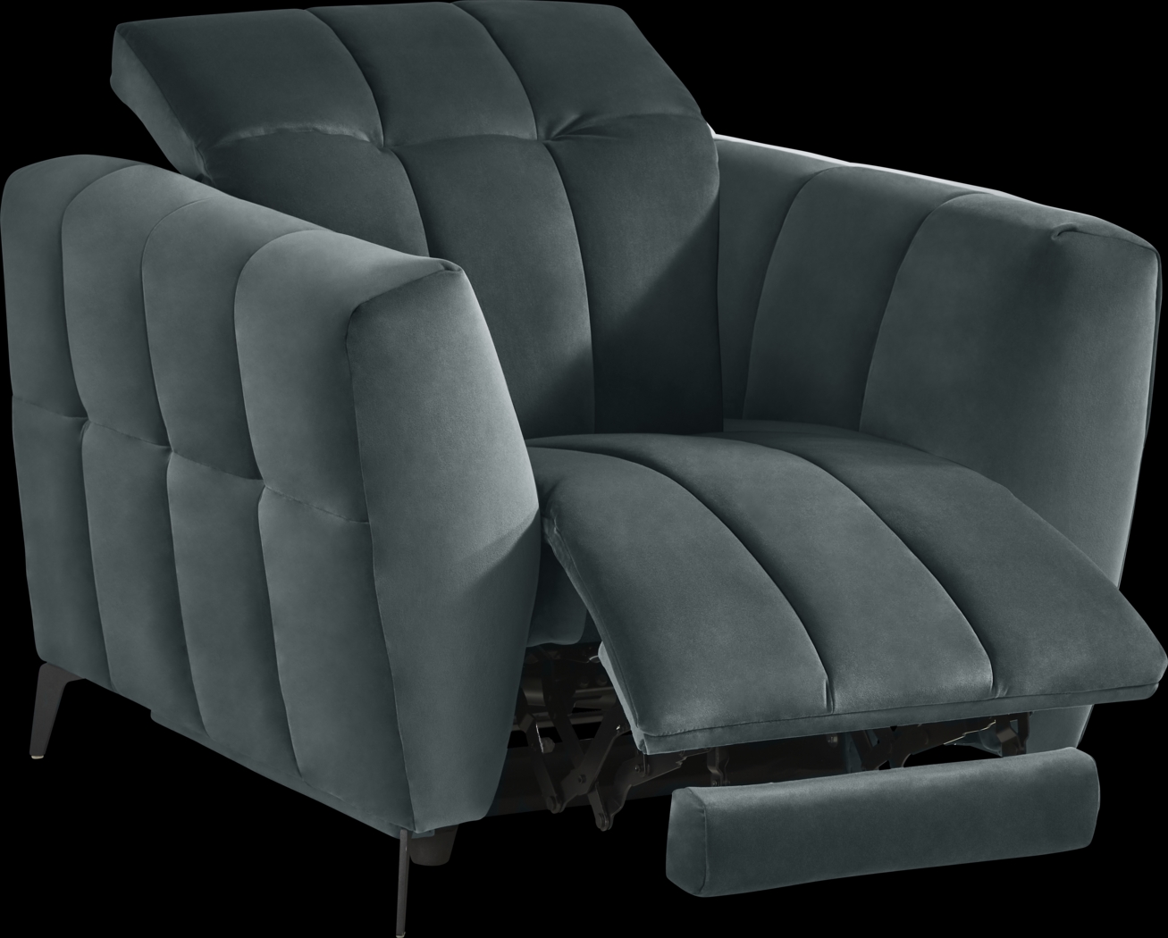 Belden Place Teal Dual Power Recliner - Thumbnail - Image 1