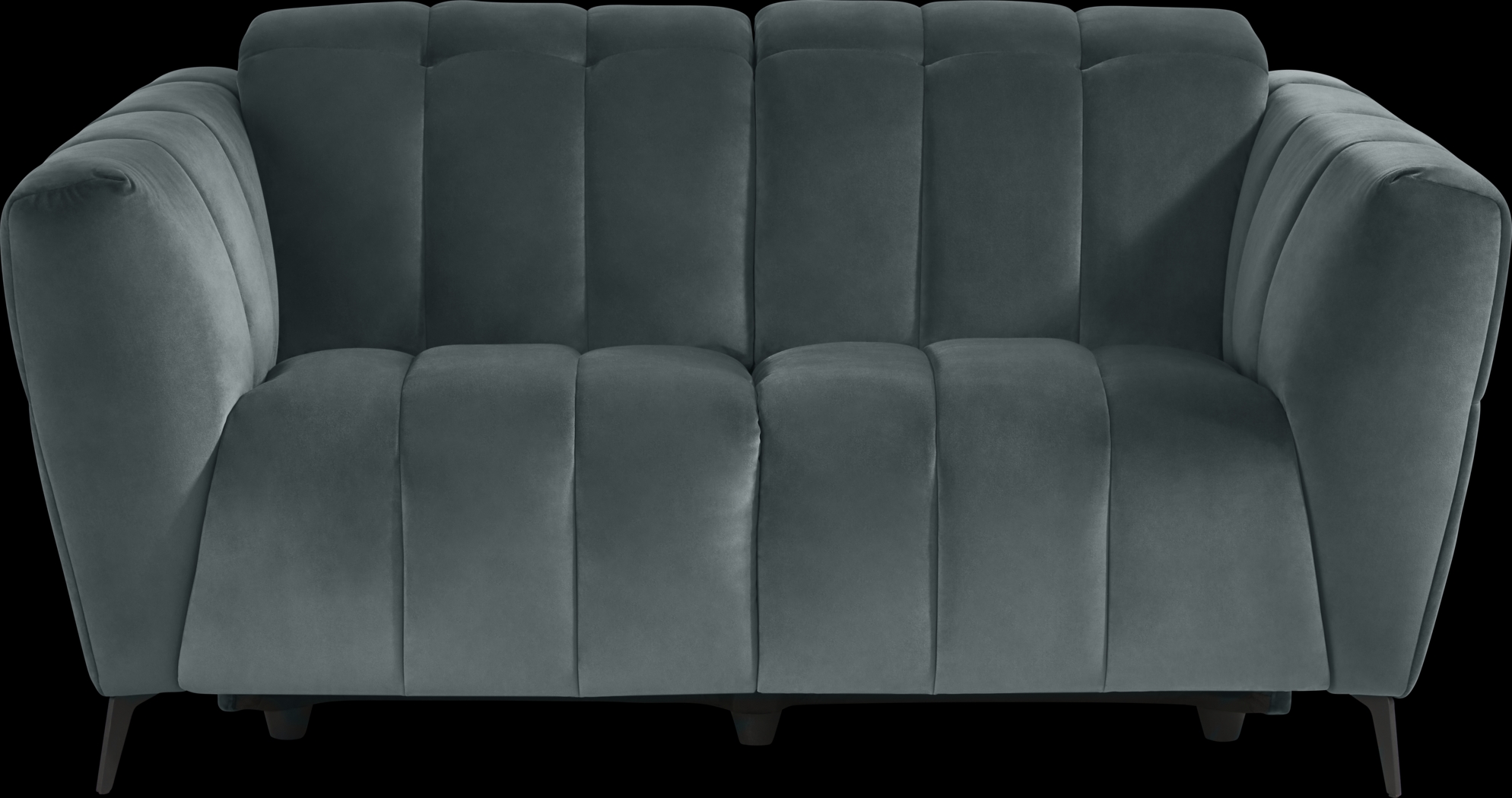 Belden Place Teal Dual Power Reclining Loveseat - Thumbnail - Image 2