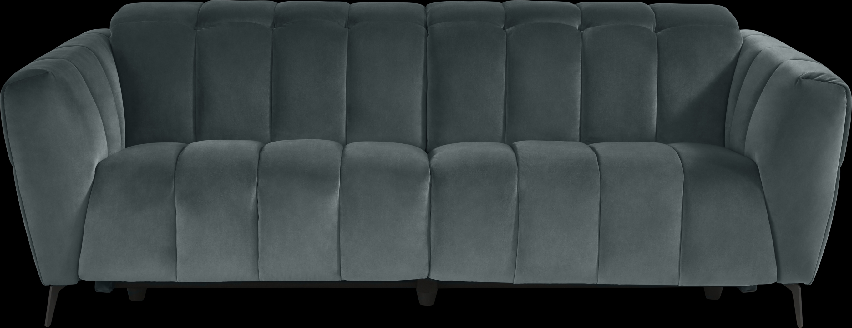 Belden Place Teal Dual Power Reclining Sofa - Thumbnail - Image 4