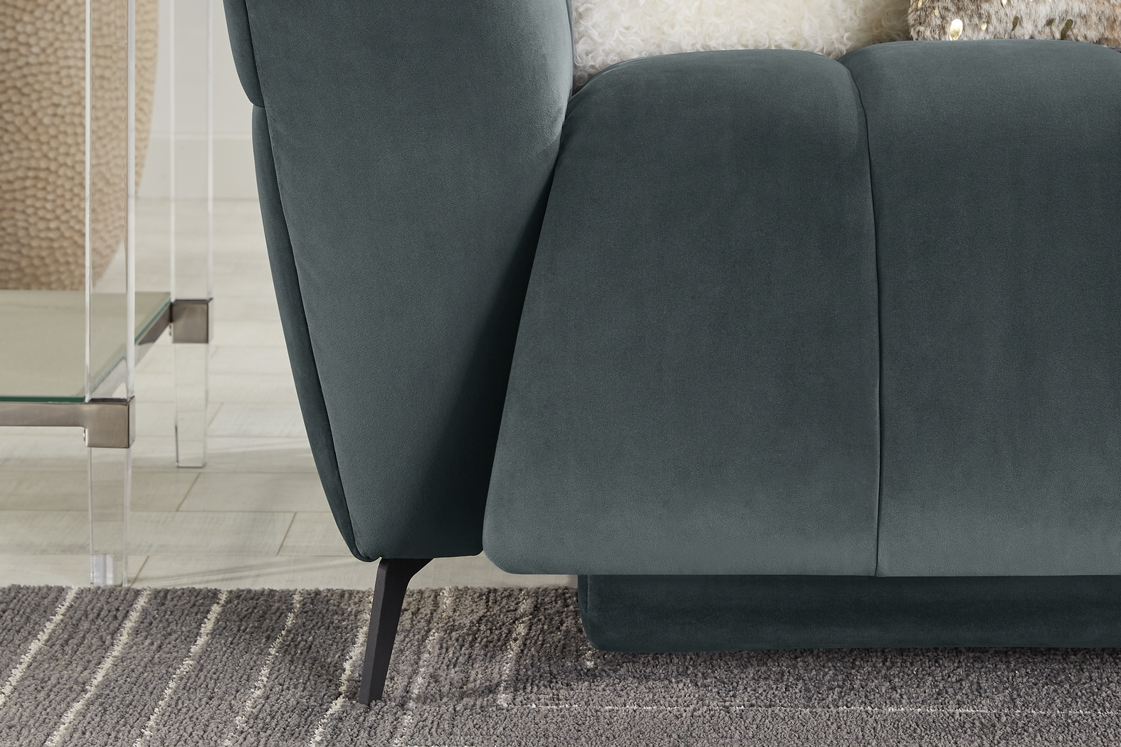 Belden Place Teal 2 Pc Dual Power Reclining Living Room - Thumbnail - Image 6