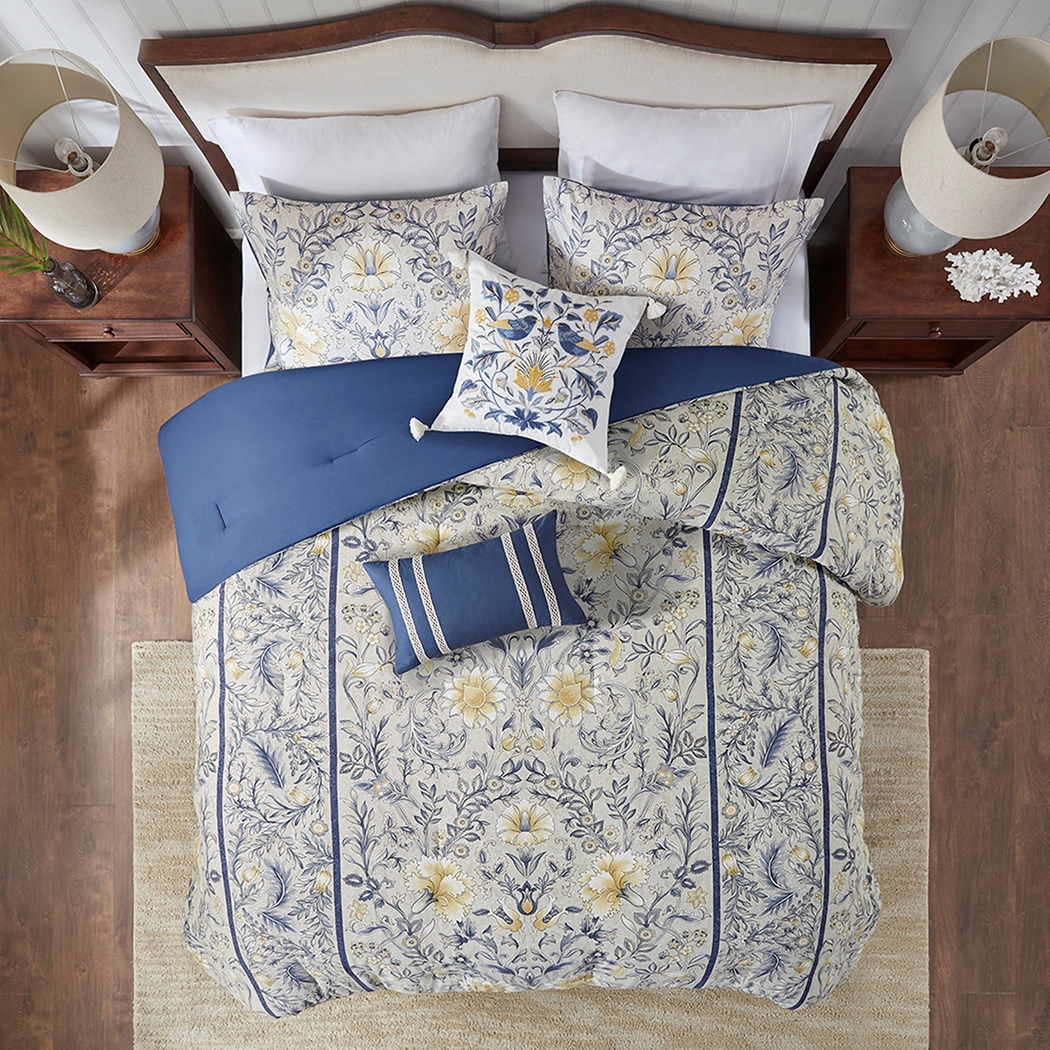 Belenne Multi 6pc Queen Comforter Set - Thumbnail - Image 4