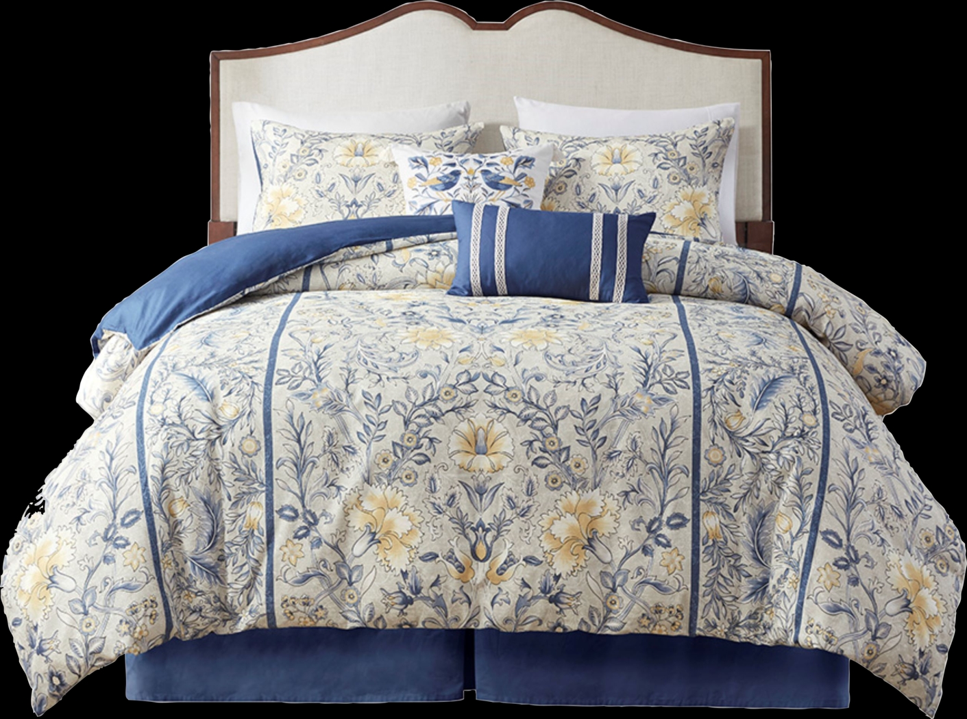 Belenne Multi 6pc Queen Comforter Set - Thumbnail - Image 1