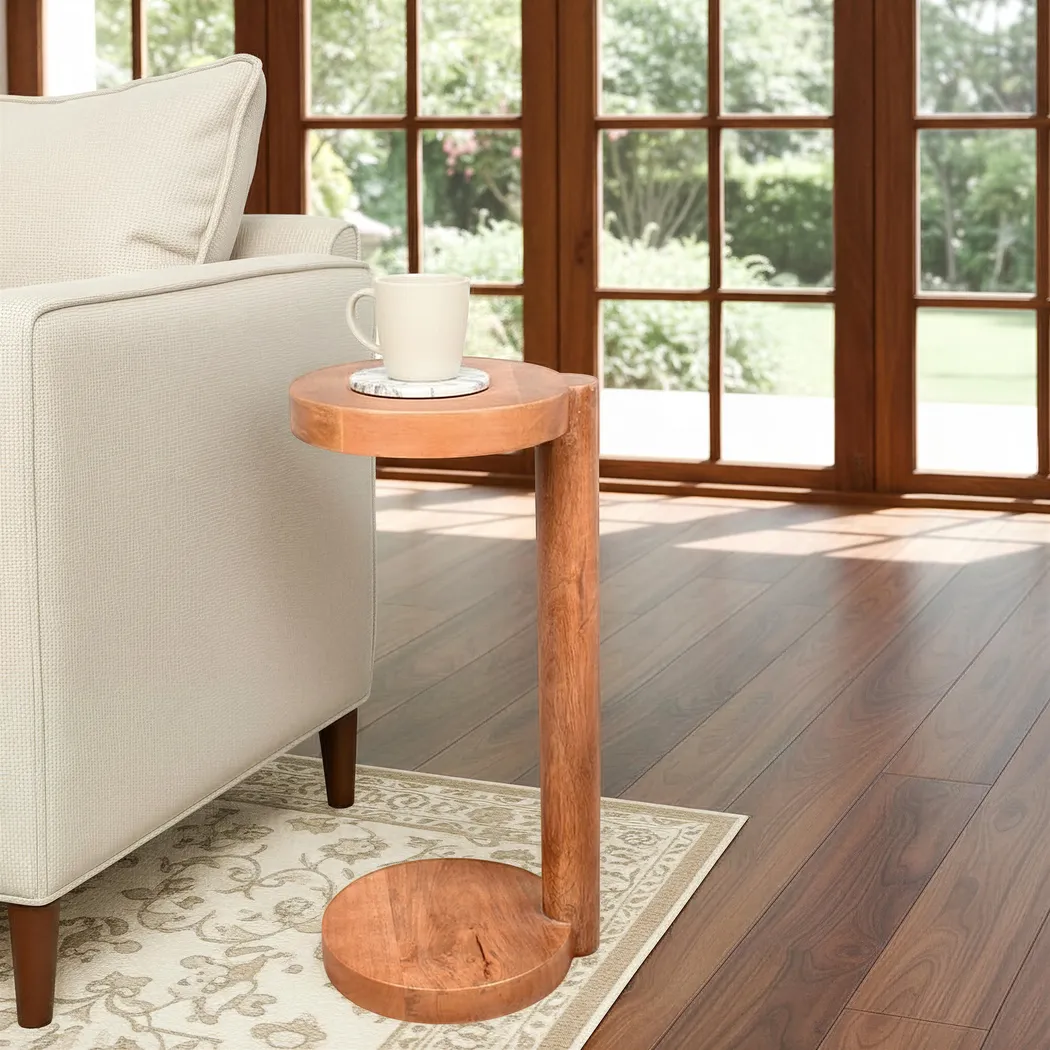 Belesia Brown Accent Table - Thumbnail - Image 2