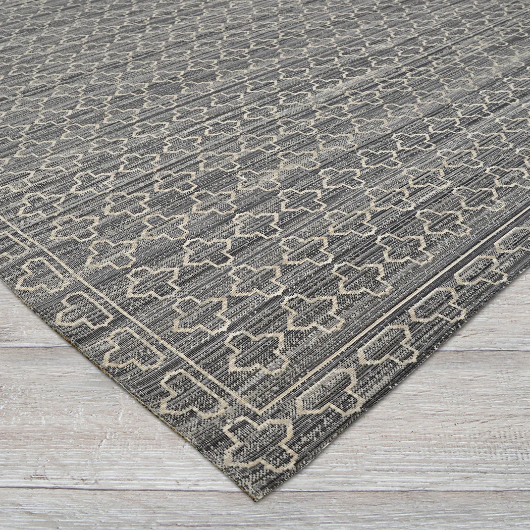 Belewo Charcoal 5' x 7'10 Indoor/Outdoor Rug - Thumbnail - Image 3