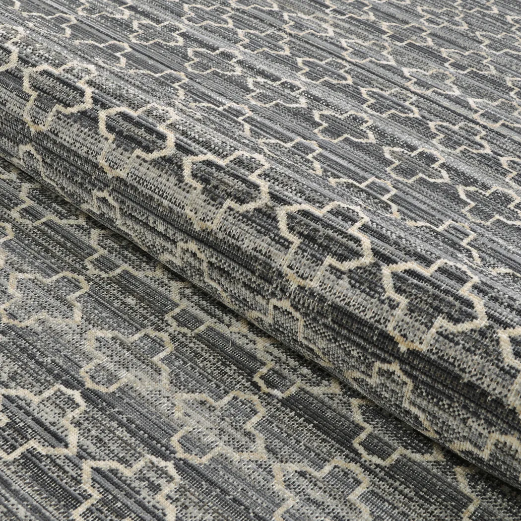 Belewo Charcoal 5' x 7'10 Indoor/Outdoor Rug - Thumbnail - Image 5