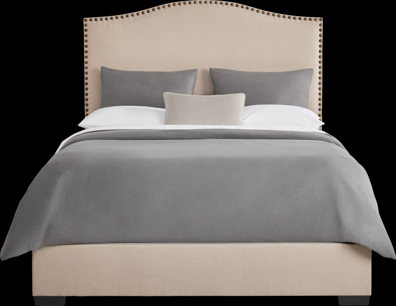 Belfield Sand 3 Pc Queen Bed - Thumbnail - Image 1