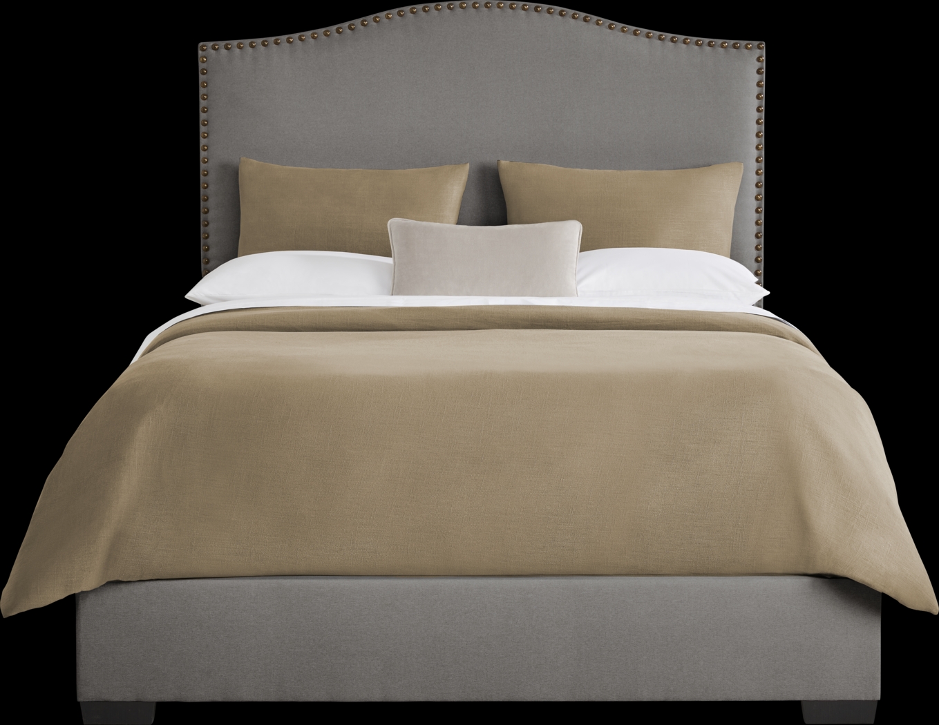 Belfield Silver 3 Pc Queen Bed - Thumbnail - Image 1