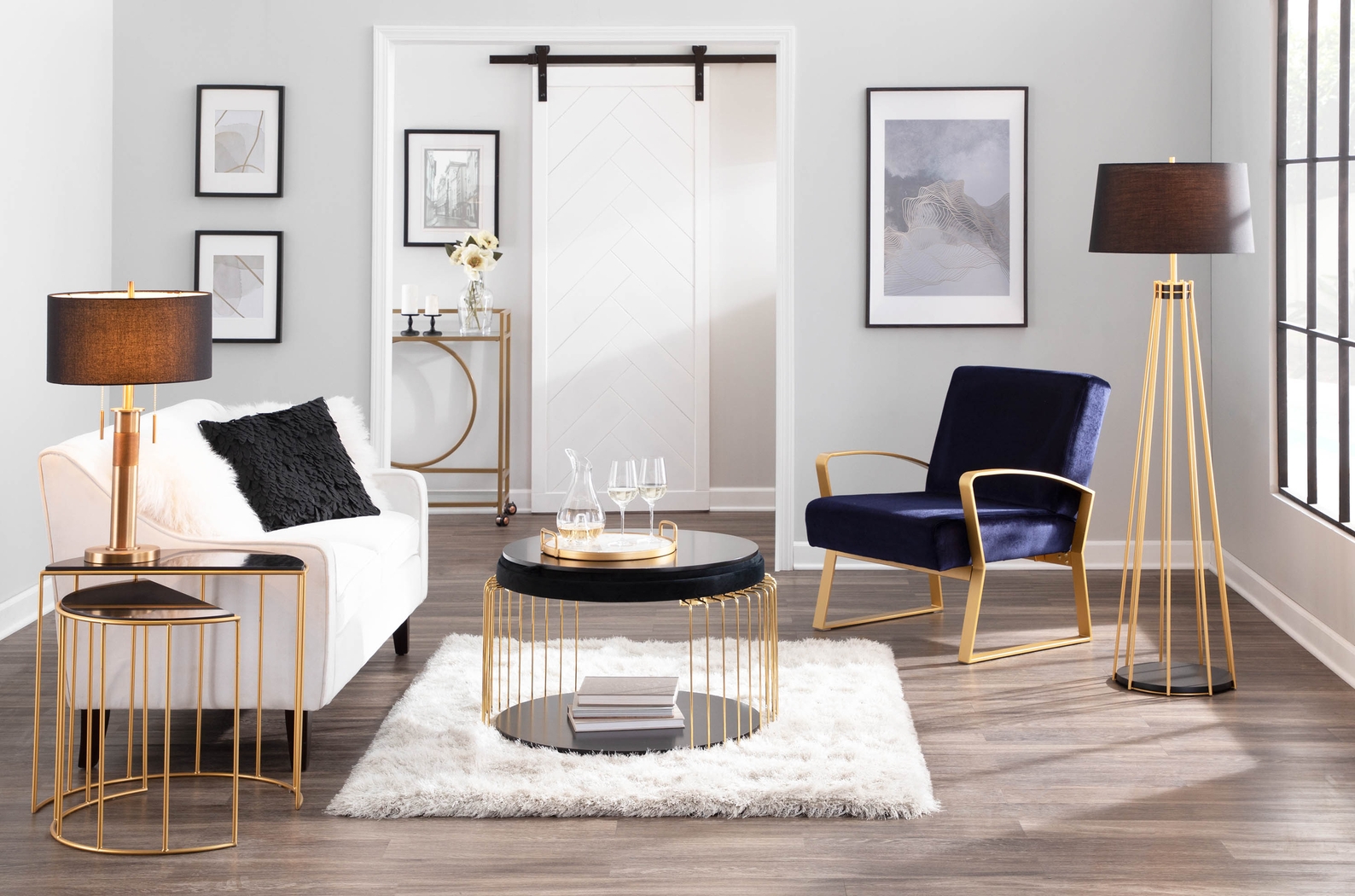 Belgradelane Black Cocktail Table - Thumbnail - Image 12