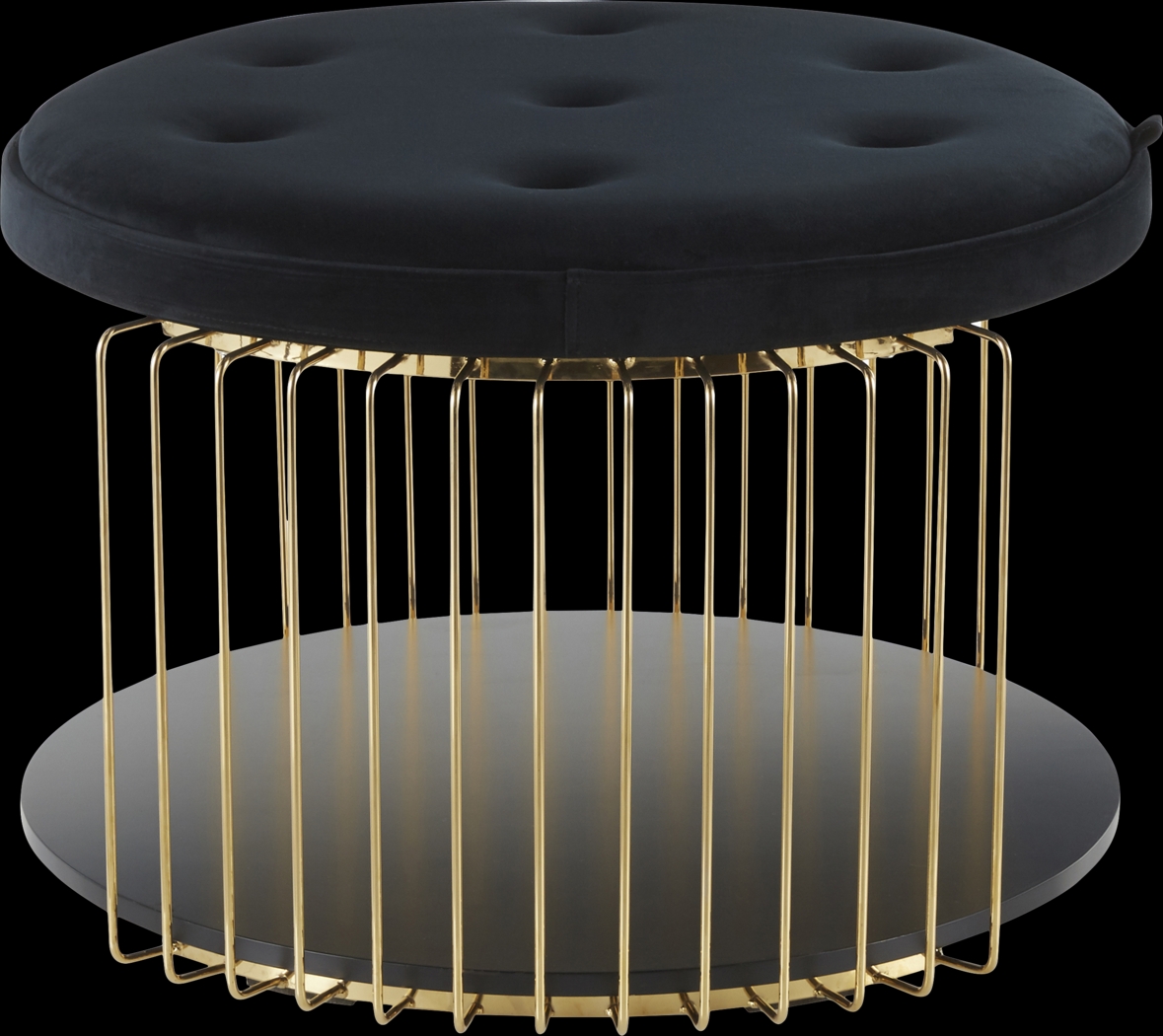 Belgradelane Black Cocktail Table - Thumbnail - Image 3