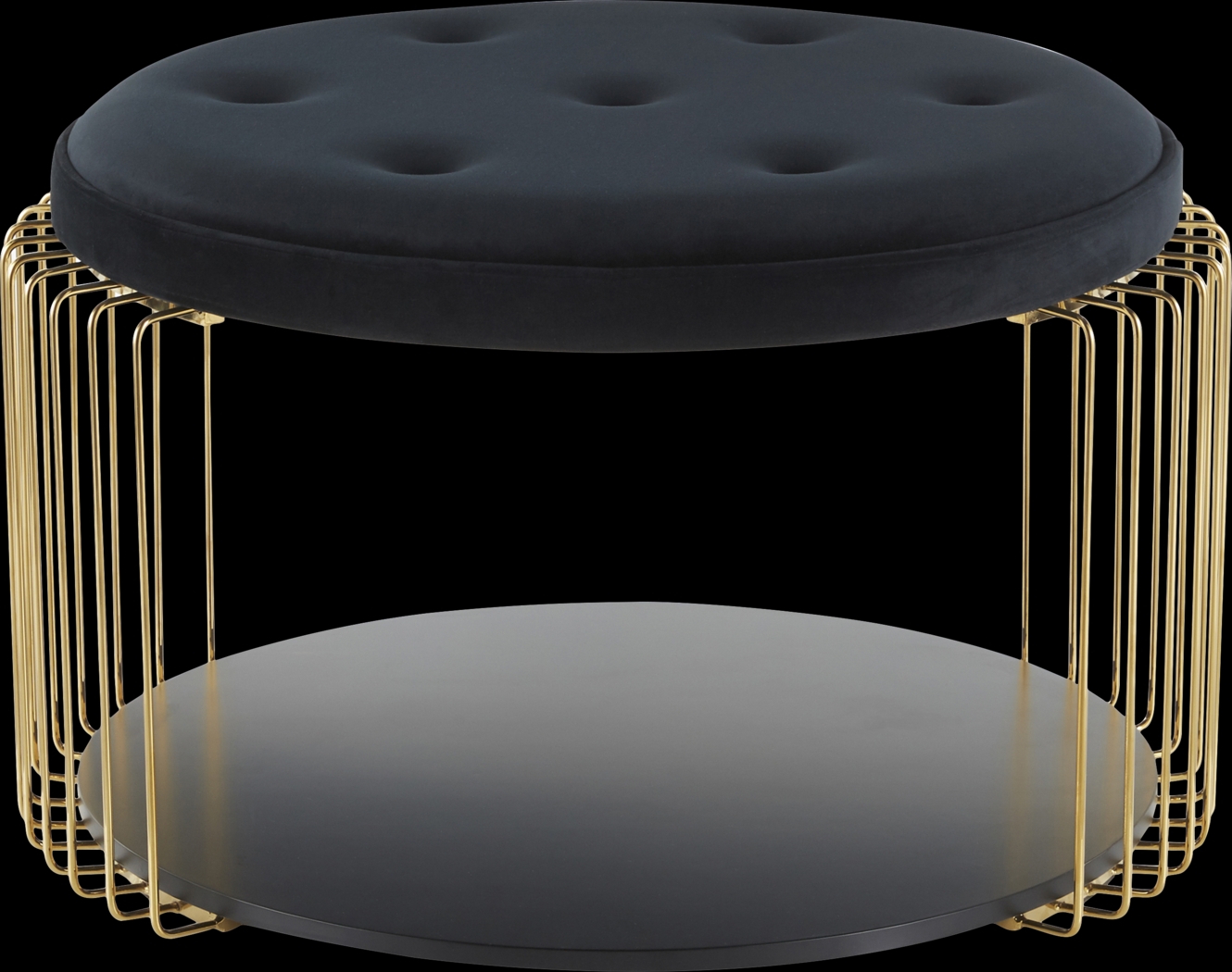 Belgradelane Black Cocktail Table - Thumbnail - Image 5