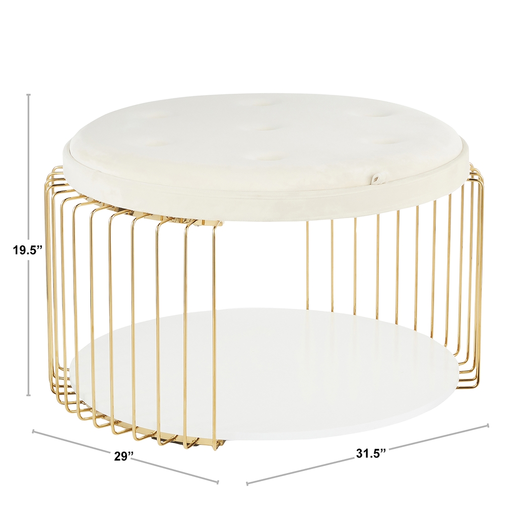 Belgradelane White Cocktail Table - Thumbnail - Image 13