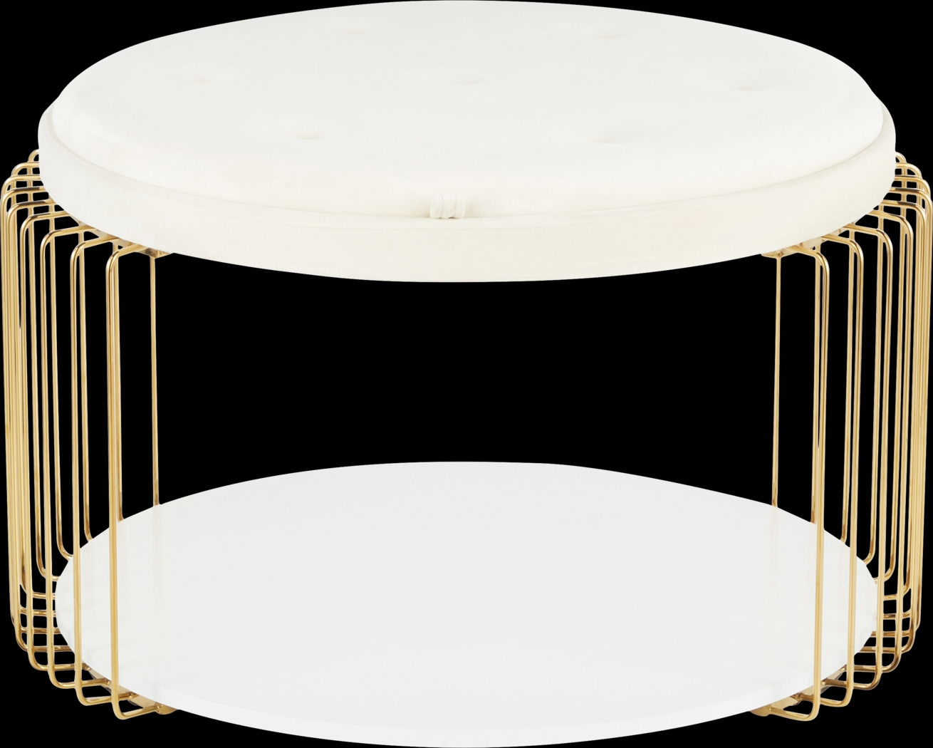 Belgradelane White Cocktail Table - Thumbnail - Image 6
