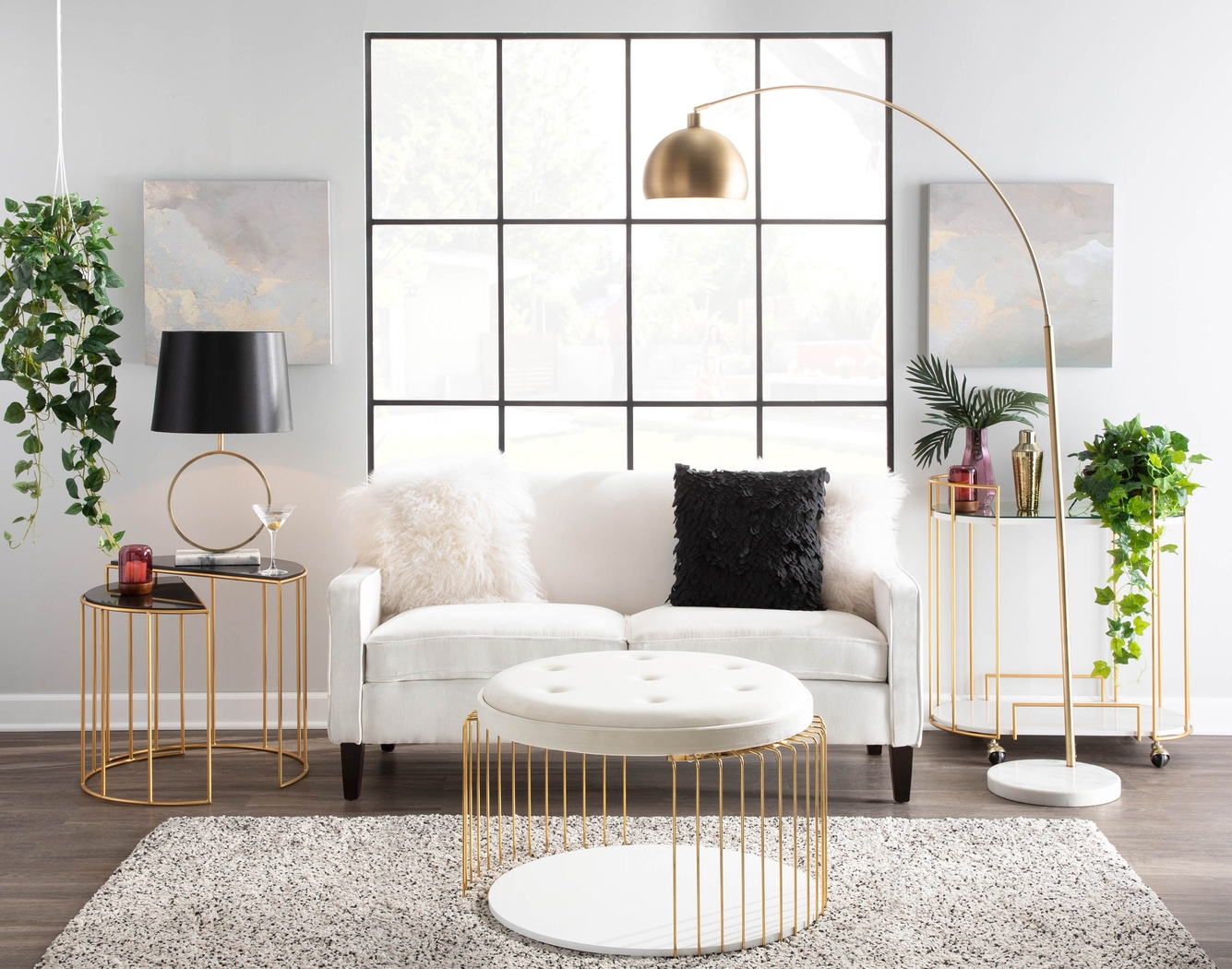 Belgradelane White Cocktail Table - Thumbnail - Image 10