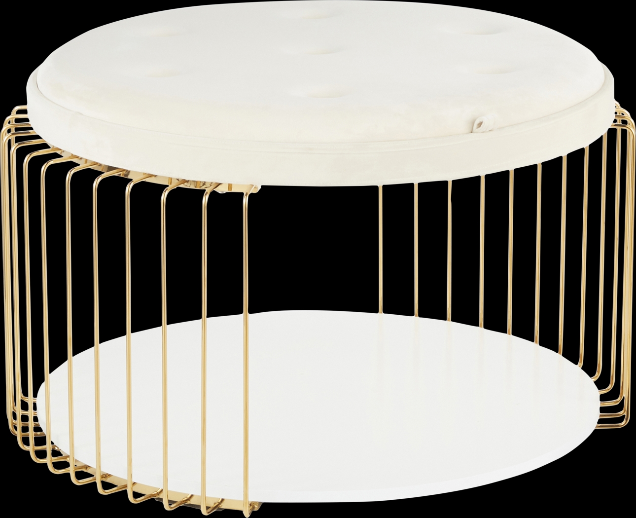 Belgradelane White Cocktail Table - Thumbnail - Image 1