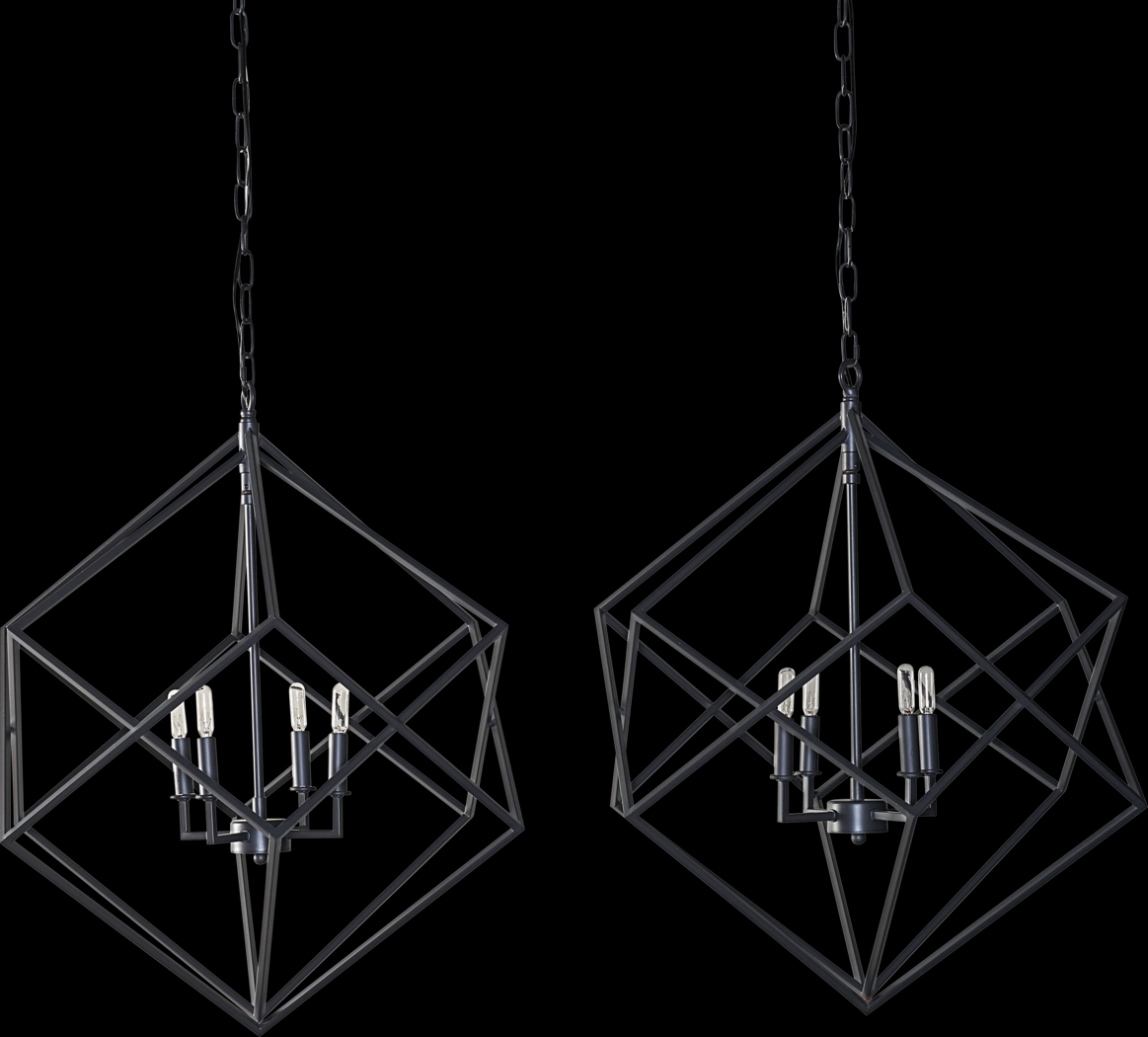 Belgravia Post Black Chandelier - Thumbnail - Image 2