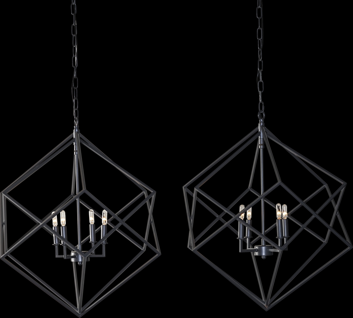 Belgravia Post Black Chandelier - Thumbnail - Image 3