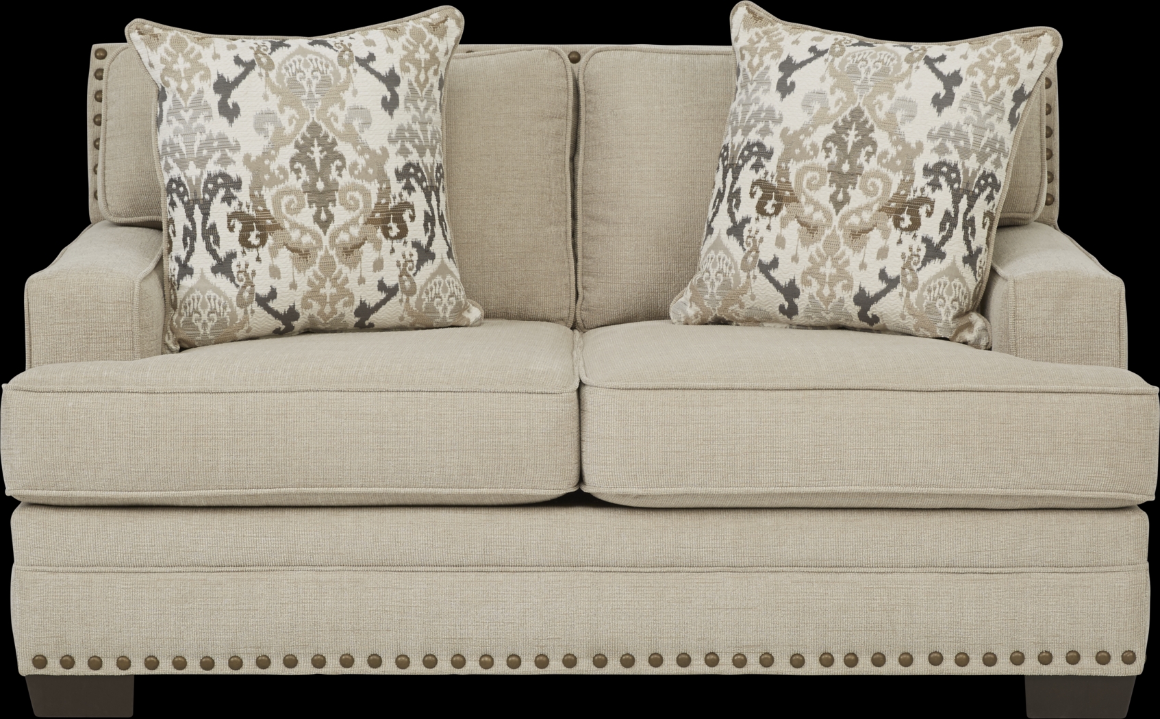 Belhaven Beige 7 Pc Living Room with Gel Foam Sleeper Sofa - Thumbnail - Image 6