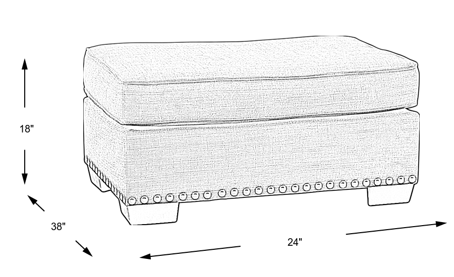 Dimension Image. Please refer to the Dimension Tab on this page for dimension details.