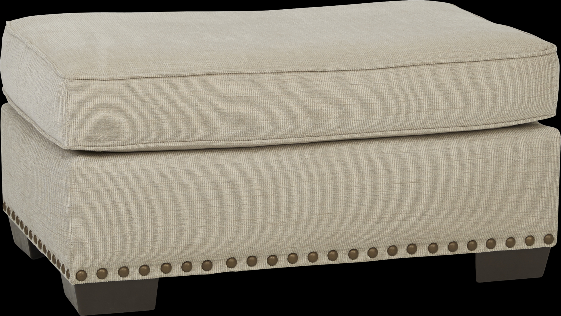 Belhaven Beige Ottoman - Thumbnail - Image 1