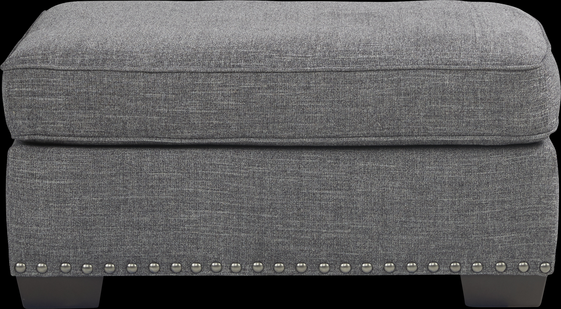 Belhaven Graphite Ottoman - Thumbnail - Image 2