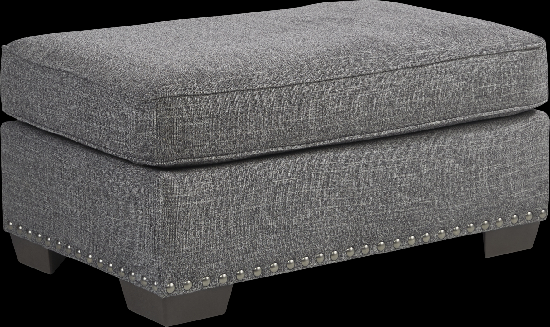 Belhaven Graphite Ottoman - Thumbnail - Image 1