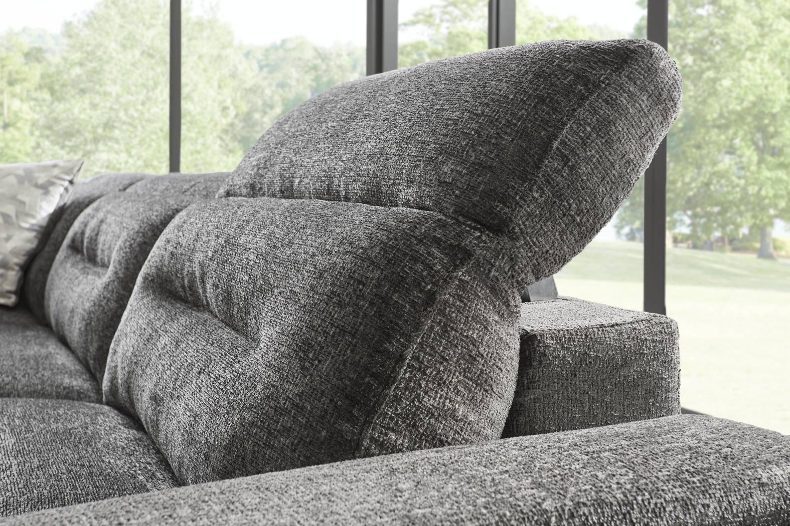 Belia Gray 9 Pc Dual Power Reclining Sectional Living Room - Thumbnail - Image 7