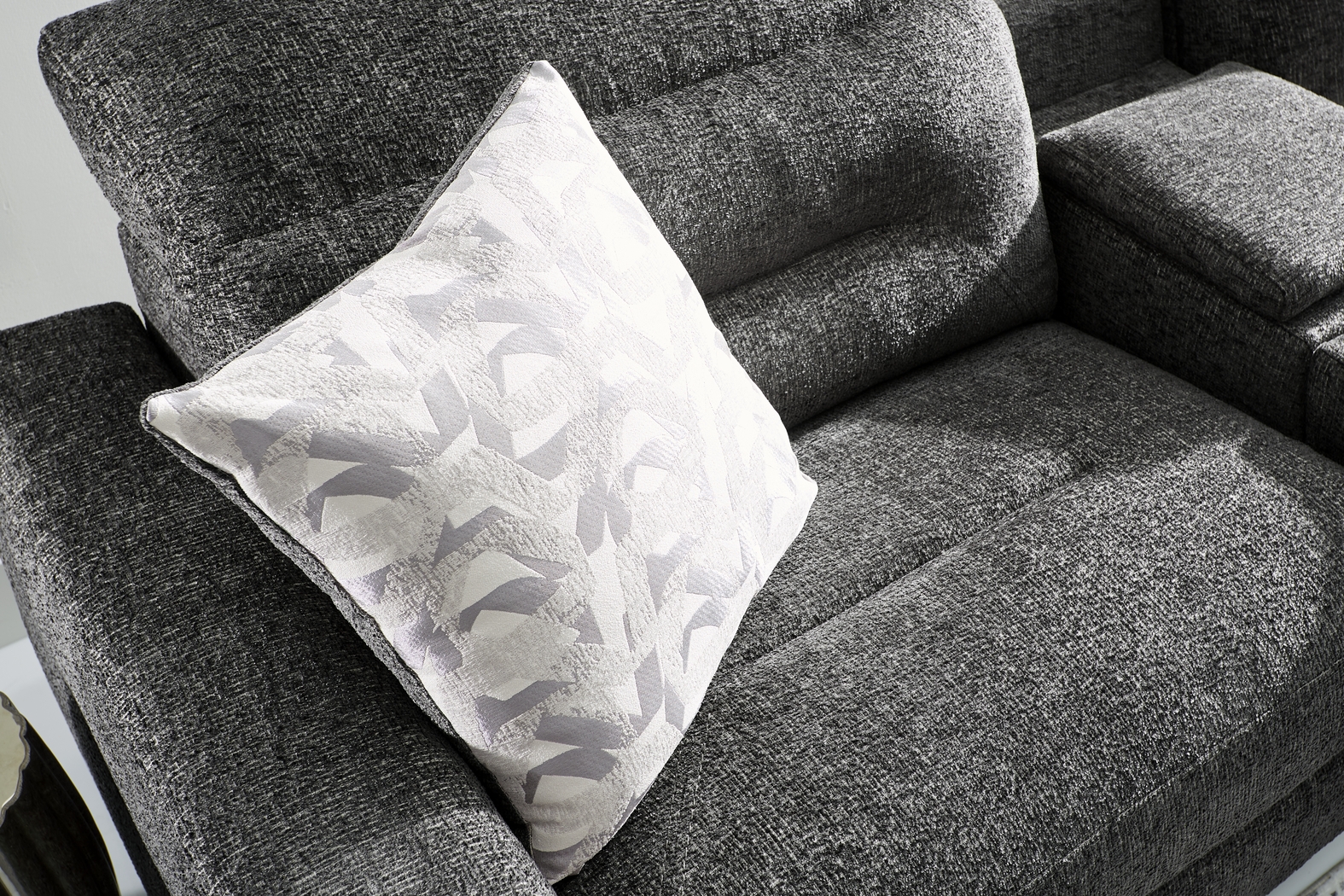 Belia Gray 9 Pc Dual Power Reclining Sectional Living Room - Thumbnail - Image 12