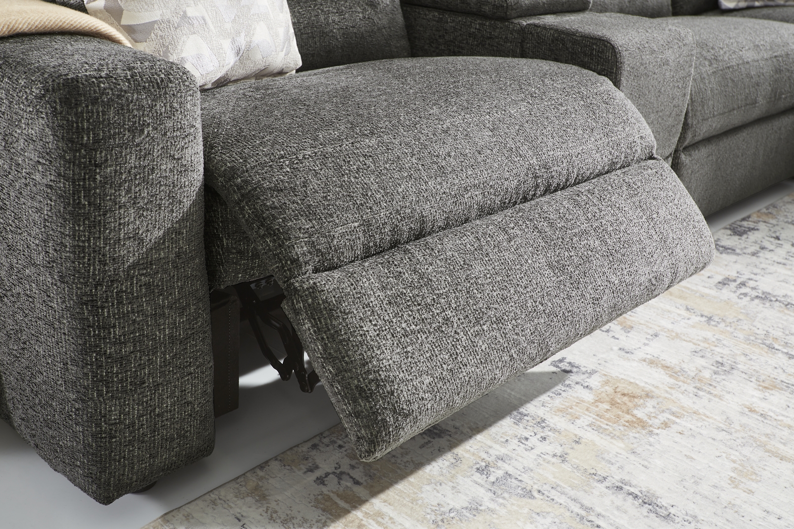 Belia Gray 9 Pc Dual Power Reclining Sectional Living Room - Thumbnail - Image 16